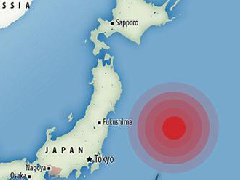 日本福岛县近海发生6.0级地震