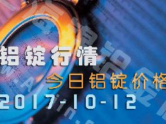 铝锭行情：今日铝锭价格——10月12日长江铝锭价