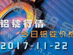 铝锭行情：今日铝锭价格——长江铝锭价格1122